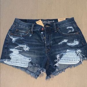American Eagle Vintage Hi-Rise Festival Shorts NWT